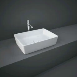 RAK Moon 500mm X 360mm X 130mm Rectangular Counter Top Basin - HARRECBAS