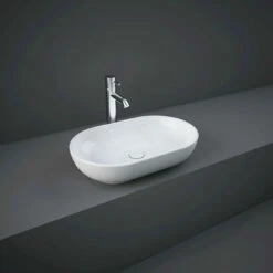 RAK Moon 550mm X 350mm X 130mm Oval Counter Top Basin - HAROVBAS