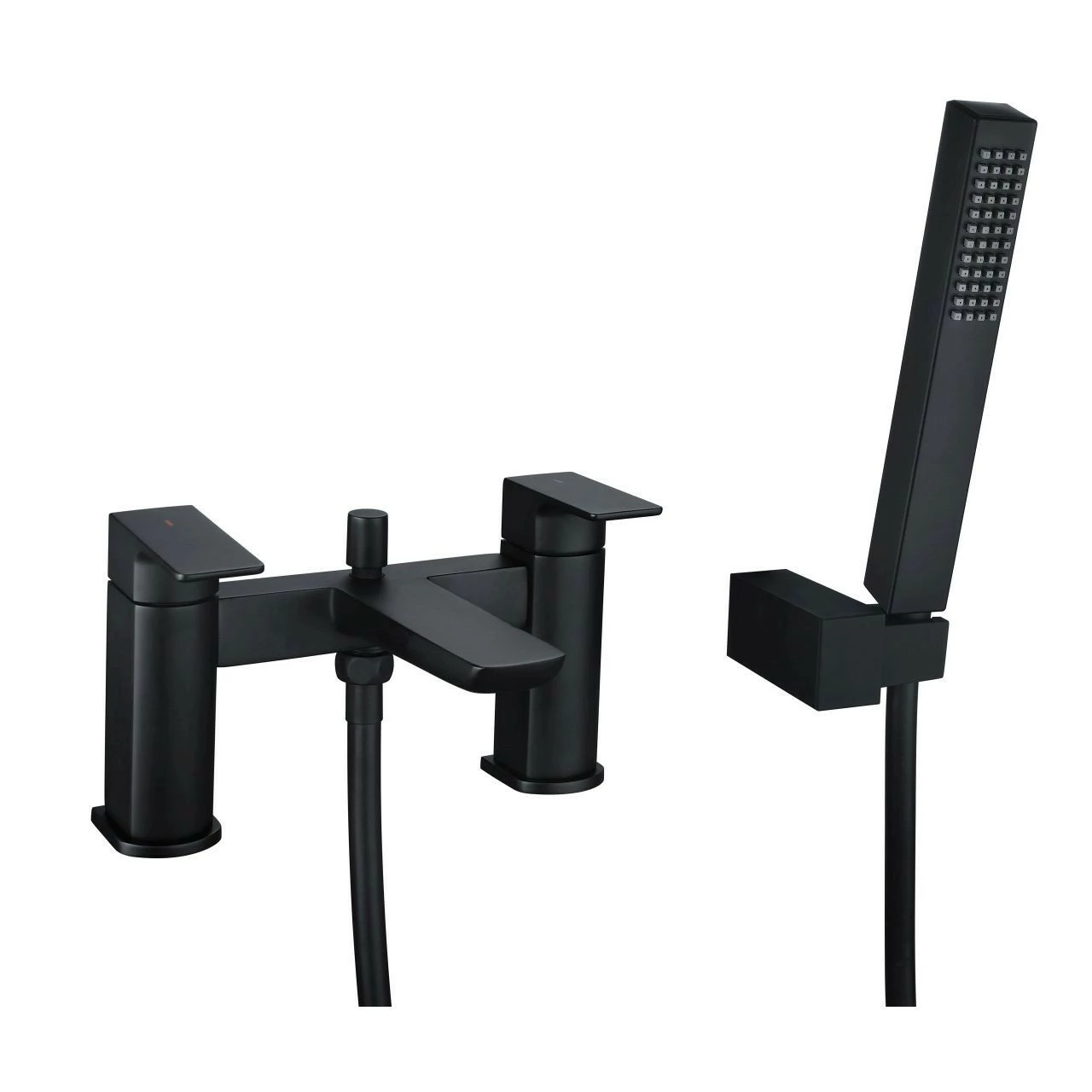 RAK Moon Black Bath Shower Mixer Tap - RAKMOO3005B 3 RAK Moon Black Bath Shower Mixer Tap - RAKMOO3005B