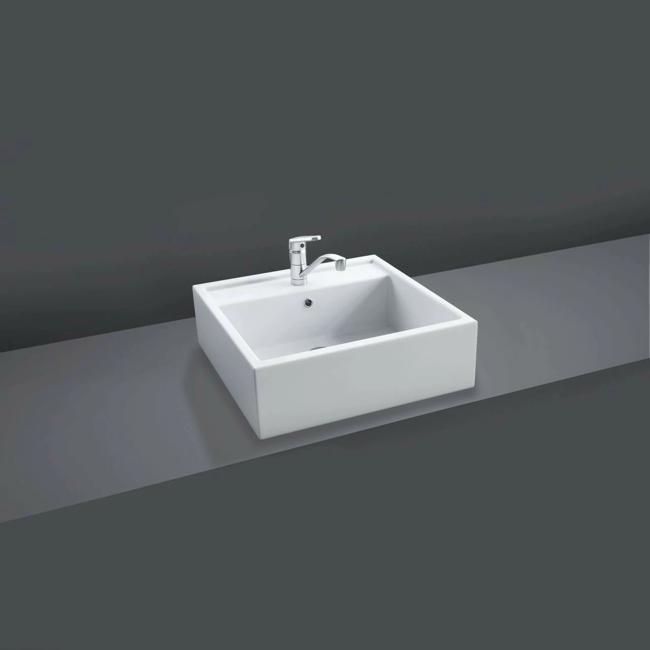 RAK Nova 460mm Basin With 1 Tap Hole - OC116AWHA 3 RAK Nova 460mm Basin With 1 Tap Hole - OC116AWHA