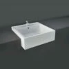 RAK Nova 460mm Semi Recessed Basin With 1 Tap Hole - OC123AWHA -Bathroom Products Sales Store rak nova 460mm semi recessed basin with 1 tap hole novasr 16807.1652443545