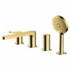 RAK Petit Round Brushed Gold Deck Mounted 4 Tap Hole Basin Mixer Tap - RAKPER3013G 2 RAK Petit Round Brushed Gold Deck Mounted 4 Tap Hole Basin Mixer Tap - RAKPER3013G -Bathroom Products Sales Store rak petit round brushed gold deck mounted 4 tap hole basin mixer tap rakper3013g 14455.1685547231
