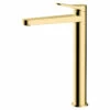 RAK Petit Round Brushed Gold Tall Basin Mixer Tap - RAKPER3003G 1 RAK Petit Round Brushed Gold Tall Basin Mixer Tap - RAKPER3003G -Bathroom Products Sales Store rak petit round brushed gold tall basin mixer tap rakper3003g 57000.1685547224