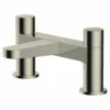 RAK Petit Round Brushed Nickel Deck Mounted Bath Filler Tap - RAKPER3004N 2 RAK Petit Round Brushed Nickel Deck Mounted Bath Filler Tap - RAKPER3004N -Bathroom Products Sales Store rak petit round brushed nickel deck mounted bath filler tap rakper3004n 79323.1685547225