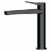 RAK Petit Round Matt Black Mid Height Basin Mixer Tap - RAKPER3016B 2 RAK Petit Round Matt Black Mid Height Basin Mixer Tap - RAKPER3016B -Bathroom Products Sales Store rak petit round matt black mid height basin mixer tap rakper3016b 97313.1685547232