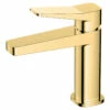 RAK Petit Square Brushed Gold Basin Mixer Tap - RAKPES3001G -Bathroom Products Sales Store rak petit square brushed gold basin mixer tap rakpes3001g 25203.1685547236