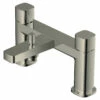 RAK Petit Square Brushed Nickel Deck Mounted Bath Shower Mixer Tap - RAKPES3005N 2 RAK Petit Square Brushed Nickel Deck Mounted Bath Shower Mixer Tap - RAKPES3005N -Bathroom Products Sales Store rak petit square brushed nickel deck mounted bath shower mixer tap rakpes3005n 37486.1685547239