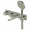 RAK Petit Square Brushed Nickel Wall Mounted Concealed Thermostatic Bath Shower Mixer Tap - RAKPES3306N -Bathroom Products Sales Store rak petit square brushed nickel wall mounted concealed thermostatic bath shower mixer tap rakpes3306n 41547.1685547248