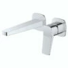 RAK Petit Square Chrome Wall Mounted Basin Mixer Tap - RAKPES3007C 2 RAK Petit Square Chrome Wall Mounted Basin Mixer Tap - RAKPES3007C -Bathroom Products Sales Store rak petit square chrome wall mounted basin mixer tap rakpes3007c 71381.1685547240