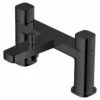 RAK Petit Square Matt Black Deck Mounted Bath Shower Mixer Tap - RAKPES3005B -Bathroom Products Sales Store rak petit square matt black deck mounted bath shower mixer tap rakpes3005b 42760.1685547238