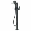RAK Petit Square Matt Black Floorstanding Bath Shower Mixer Tap - RAKPES3014B 1 RAK Petit Square Matt Black Floorstanding Bath Shower Mixer Tap - RAKPES3014B -Bathroom Products Sales Store rak petit square matt black floorstanding bath shower mixer tap rakpes3014b 96476.1685547244