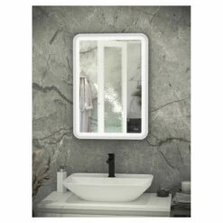 RAK Picture Chrome 600mm X 800mm Soft LED Mirror - RAKPICSFCP5002
