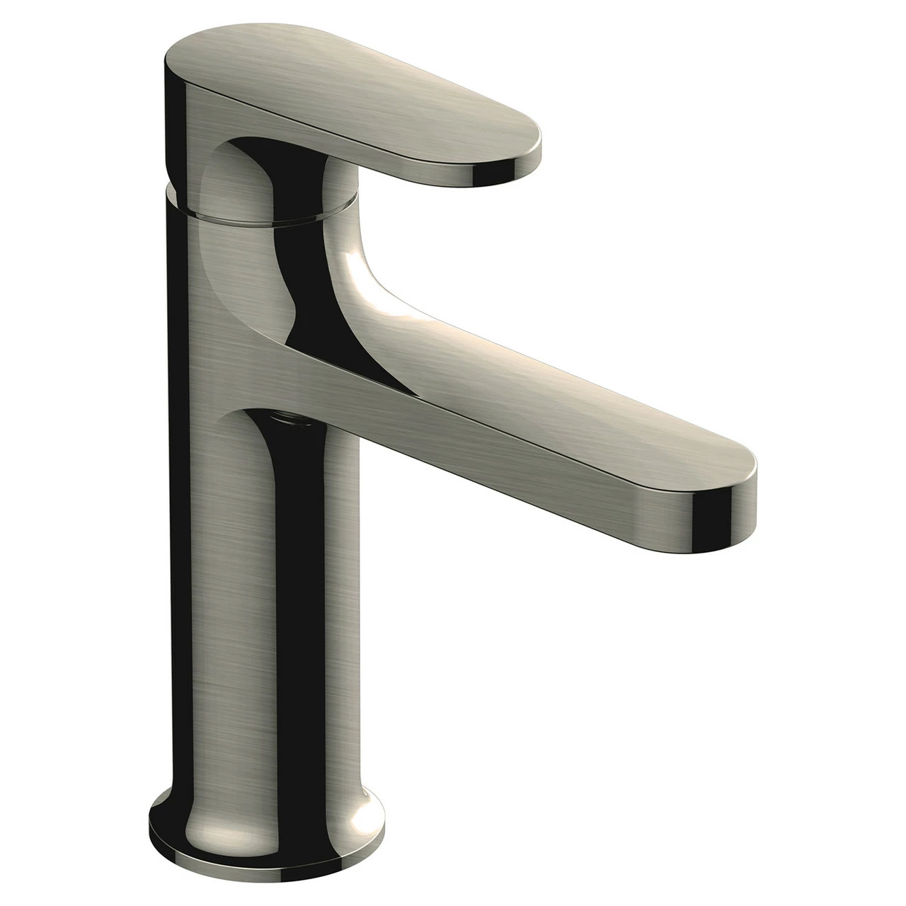 RAK Portofino Brushed Nickel Basin Mixer Tap - RAKPOR3001N