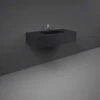 RAK Precious Uni Dark Black 1000mm Wall Mounted Basin With 1 Tap Hole - PRECT10347105A 2 RAK Precious Uni Dark Black 1000mm Wall Mounted Basin With 1 Tap Hole - PRECT10347105A -Bathroom Products Sales Store rak precious uni dark black 1000mm wall mounted basin with 1 tap hole prect10347105a 41793.1652443699