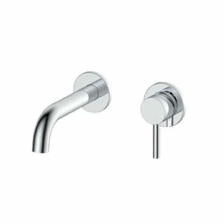 RAK Prima Tech Wall Mounted 2 Tap Hole Basin Mixer Tap - RAKPRT3008