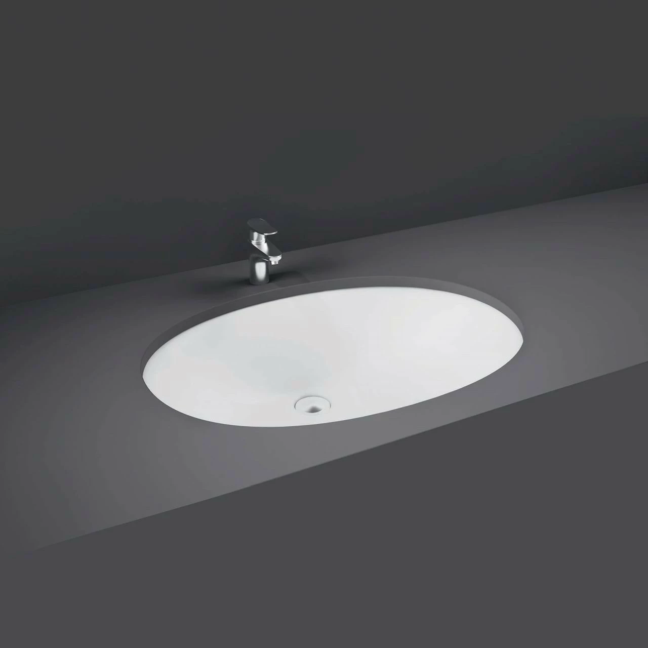 RAK Rosa 500mm X 410mm X 195mm Under Counter Basin - OC69AWHA 3 RAK Rosa 500mm X 410mm X 195mm Under Counter Basin - OC69AWHA
