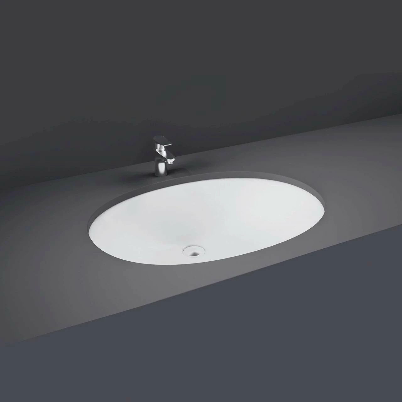 RAK Rosa 570mm X 420mm X 200mm Under Counter Basin - OC04AWHA 3 RAK Rosa 570mm X 420mm X 200mm Under Counter Basin - OC04AWHA
