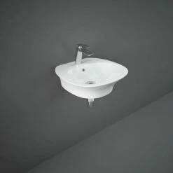 RAK Sensation 500mm Wall Hung Basin With 1 Tap Hole - SENWB5001AWHA