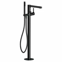 RAK Sorrento Matt Black Freestanding Bath Shower Mixer Tap - RAKSOR3014B
