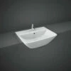 RAK Summit 500mm Semi Recessed Basin With 1 Tap Hole - SM0901AWHA