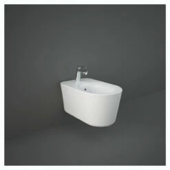 RAK Valet Matt White Wall Hung Bidet - VALBD2101500A