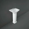 RAK Washington 460mm Basin With 1 Tap Hole And Small Pedestal 1 RAK Washington 460mm Basin With 1 Tap Hole And Small Pedestal -Bathroom Products Sales Store rak washington 460mm basin with 1 tap hole and small pedestal 43202.1652443765