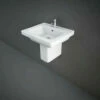 RAK Washington 650mm Basin With 1 Tap Hole And Semi Pedestal 2 RAK Washington 650mm Basin With 1 Tap Hole And Semi Pedestal -Bathroom Products Sales Store rak washington 650mm basin with 1 tap hole and semi pedestal 61743.1652443764
