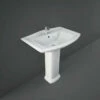 RAK Washington 760mm Basin With 1 Tap Hole And Full Pedestal 2 RAK Washington 760mm Basin With 1 Tap Hole And Full Pedestal -Bathroom Products Sales Store rak washington 760mm basin with 1 tap hole and full pedestal 45955.1652443764
