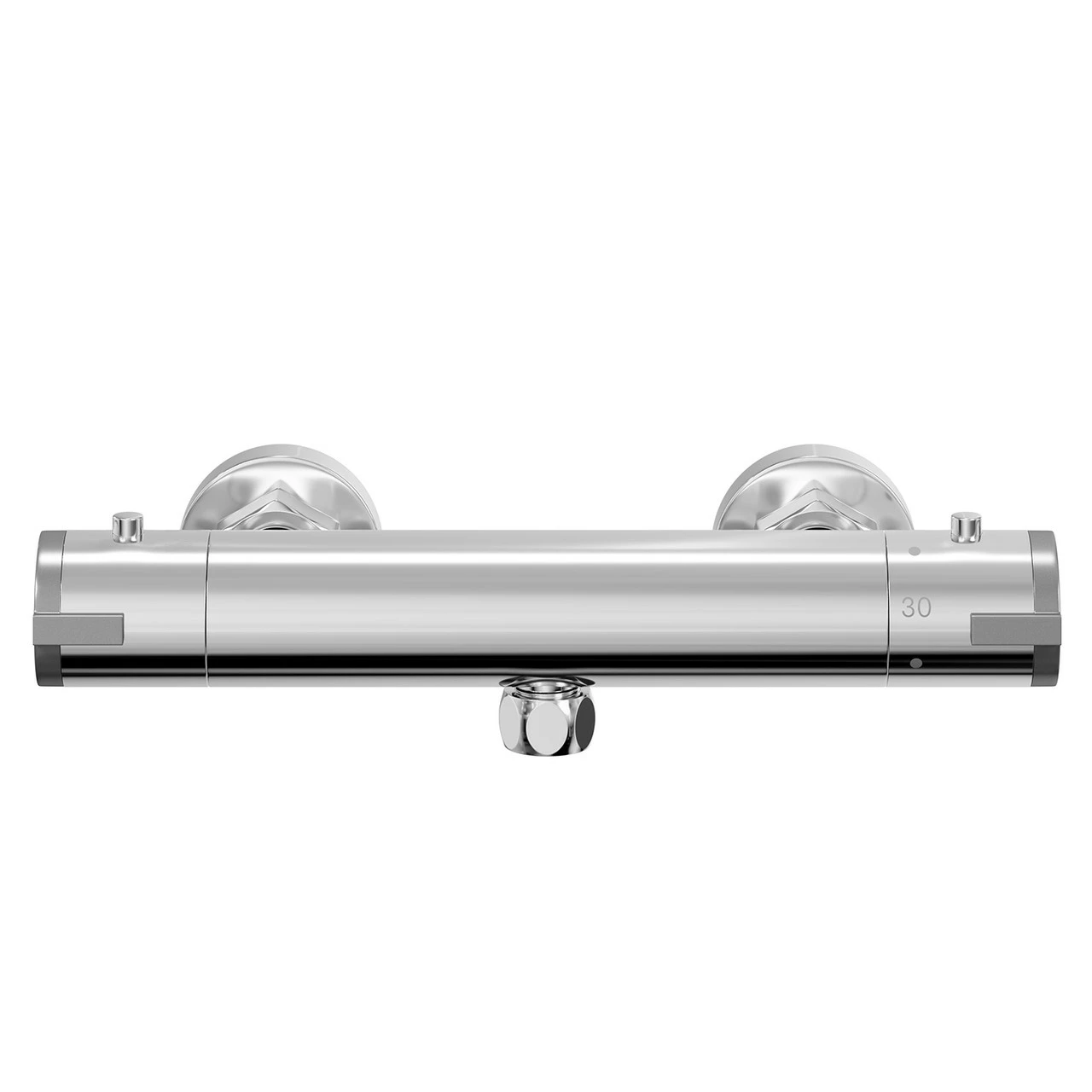 Rondi Polished Chrome Round Thermostatic Bar Shower Valve 4 Rondi Polished Chrome Round Thermostatic Bar Shower Valve - Image 2