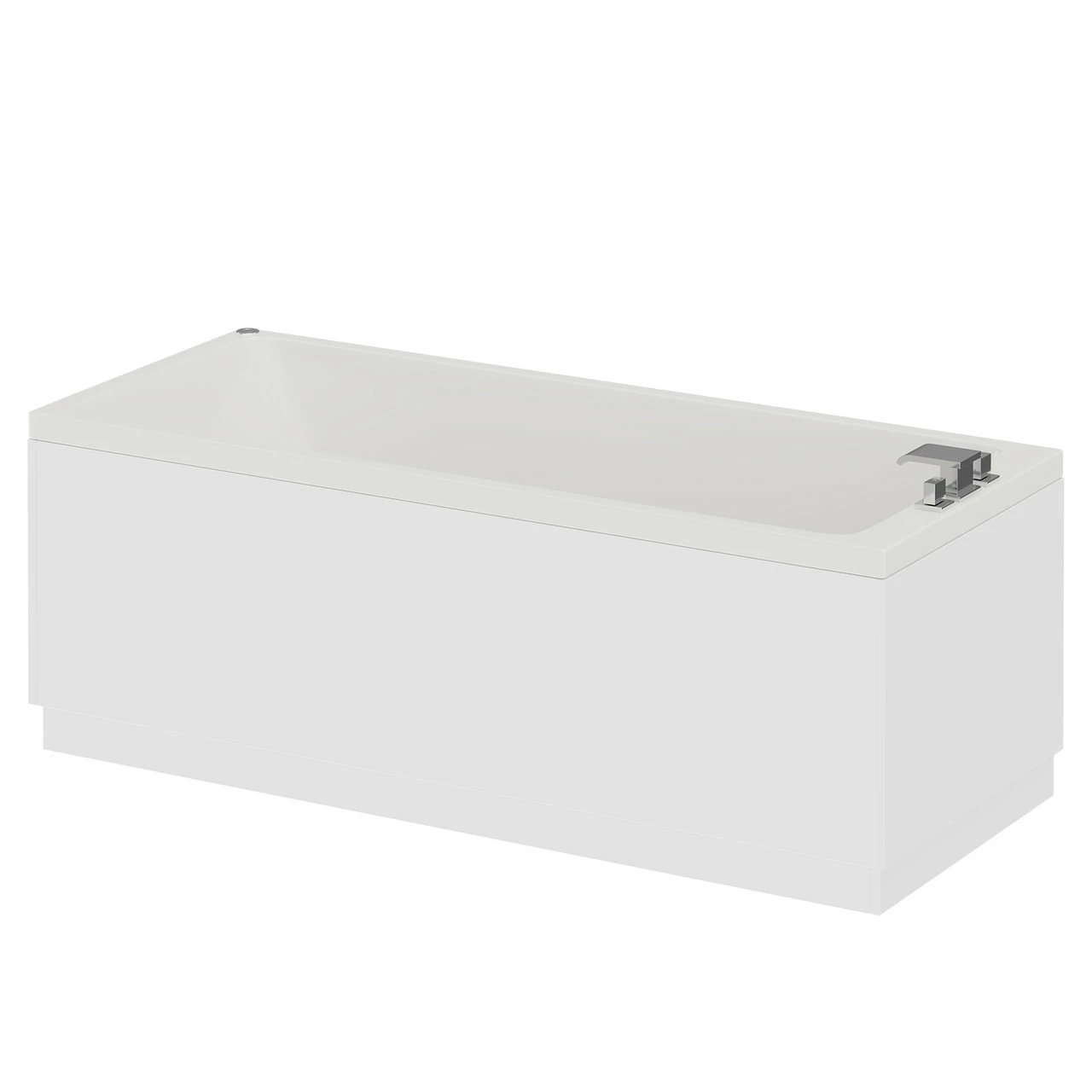 Slim Edge 1700mm X 700mm 12 Jet Chrome Easifit Single Ended Spa Bath 4 Slim Edge 1700mm X 700mm 12 Jet Chrome Easifit Single Ended Spa Bath - Image 2