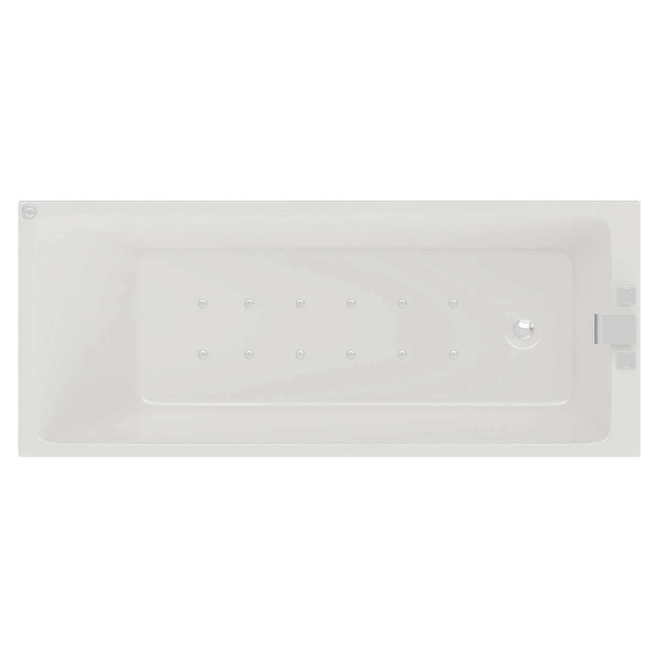 Slim Edge 1700mm X 700mm 12 Jet Chrome Easifit Single Ended Spa Bath 3 Slim Edge 1700mm X 700mm 12 Jet Chrome Easifit Single Ended Spa Bath