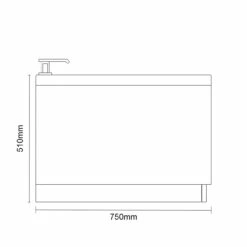 Slim Edge 1700mm X 750mm 12 Jet Chrome Flat Jet Double Ended Whirlpool Bath 13 Slim Edge 1700mm X 750mm 12 Jet Chrome Flat Jet Double Ended Whirlpool Bath -Bathroom Products Sales Store slim edge 1700mm x 750mm 12 jet chrome flat jet double ended whirlpool bath line side 03923.1652445171
