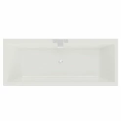Slim Edge 1700mm X 750mm Straight Double Ended Bath