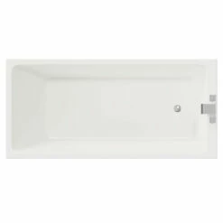 Slim Edge 1700mm X 800mm Straight Single Ended Bath