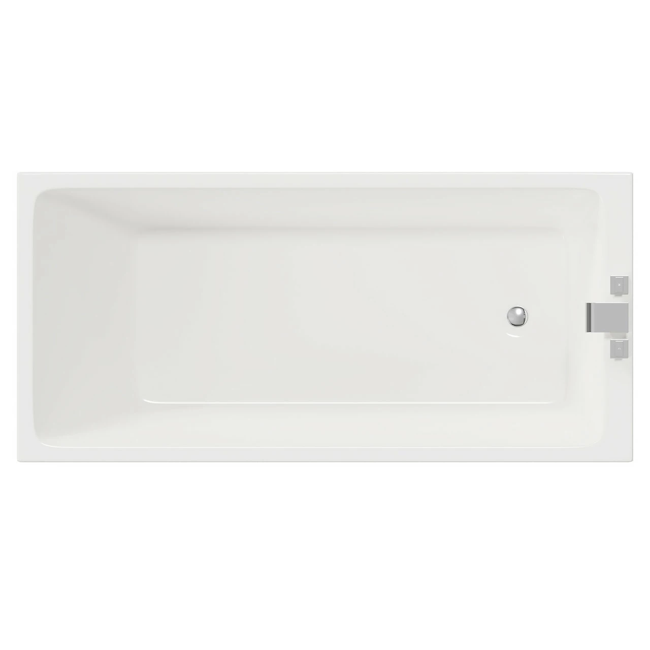 Slim Edge 1700mm X 800mm Straight Single Ended Bath 3 Slim Edge 1700mm X 800mm Straight Single Ended Bath