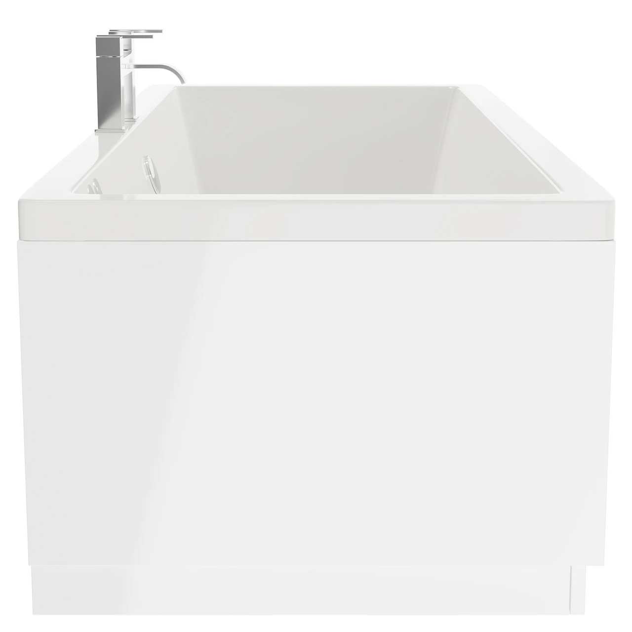 Square 1700mm X 700mm 6 Jet Chrome Flat Jet Double Ended Whirlpool Bath 7 Square 1700mm X 700mm 6 Jet Chrome Flat Jet Double Ended Whirlpool Bath - Image 5