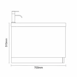 Square 1700mm X 700mm 6 Jet Chrome V-Tec Double Ended Whirlpool Bath 13 Square 1700mm X 700mm 6 Jet Chrome V-Tec Double Ended Whirlpool Bath -Bathroom Products Sales Store square 1700mm x 700mm 6 jet chrome v tec double ended whirlpool bath line side 01320.1691438809