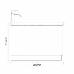 Square 1700mm X 700mm Straight Double Ended Bath 13 Square 1700mm X 700mm Straight Double Ended Bath -Bathroom Products Sales Store square 1700mm x 700mm straight double ended bath line side 47695.1652444648