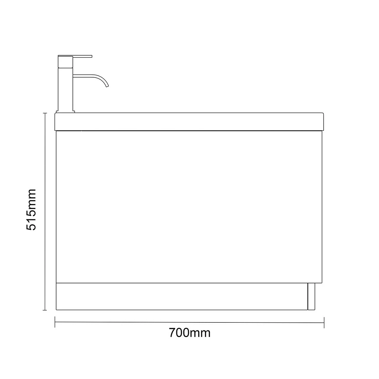 Square 1700mm X 700mm Straight Double Ended Bath 8 Square 1700mm X 700mm Straight Double Ended Bath - Image 6