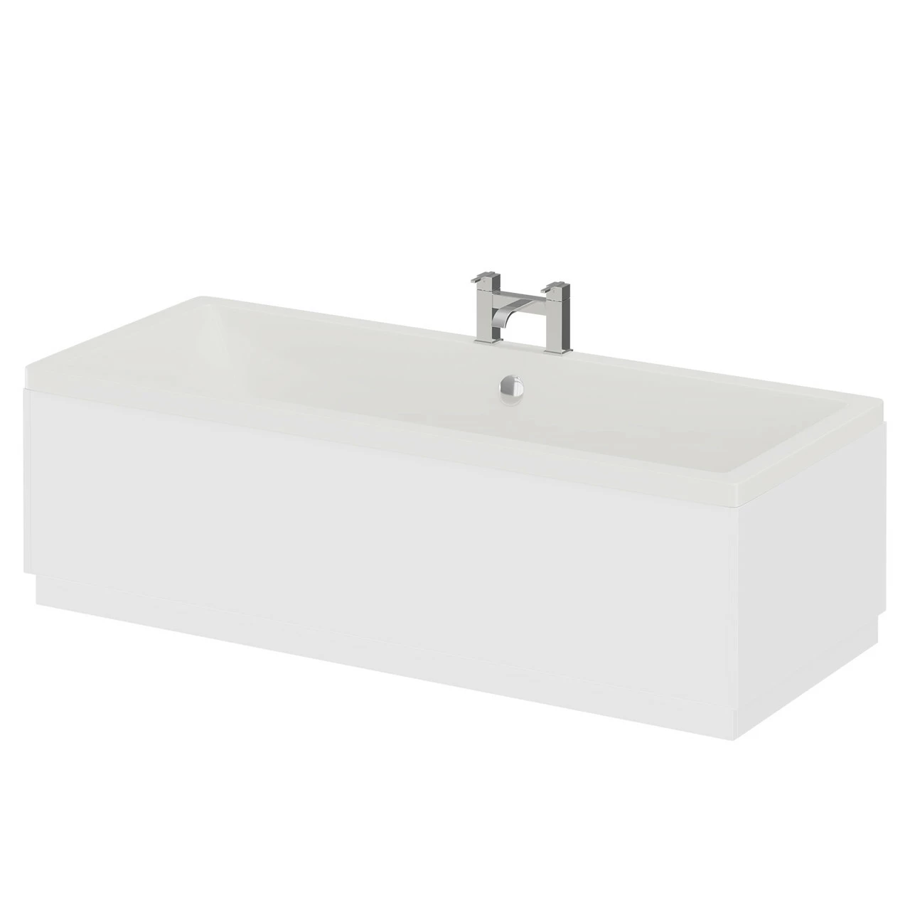 Square 1700mm X 750mm 12 Jet Easifit Double Ended Spa Bath 4 Square 1700mm X 750mm 12 Jet Easifit Double Ended Spa Bath - Image 2