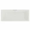 Square 1700mm X 750mm Straight Double Ended Bath