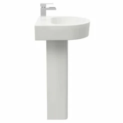 Stamford 550mm Basin With 1 Tap Hole And Full Pedestal 11 Stamford 550mm Basin With 1 Tap Hole And Full Pedestal -Bathroom Products Sales Store stamford 550mm basin with 1 tap hole and full pedestal side 85714.1652445292