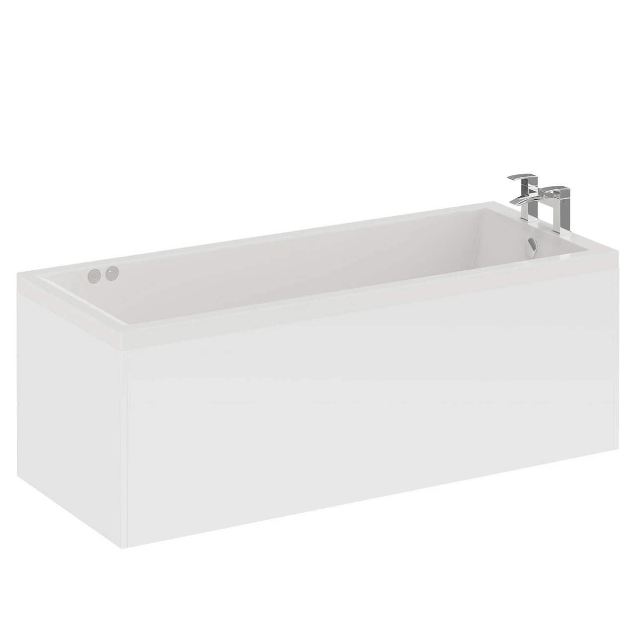 Summit 1700mm X 750mm 12 Jet Chrome Flat Jet Single Ended Whirlpool Bath 5 Summit 1700mm X 750mm 12 Jet Chrome Flat Jet Single Ended Whirlpool Bath - Image 3