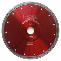 Tileasy 200mm Professional Wet Continuous Blade With 10mm Diamond Cutting Rim - PW200