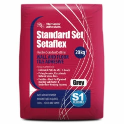 Tilemaster Setaflex Grey 20kg Standard Set Tile Adhesive
