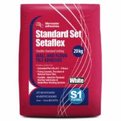 Tilemaster Setaflex White 20kg Standard Set Tile Adhesive
