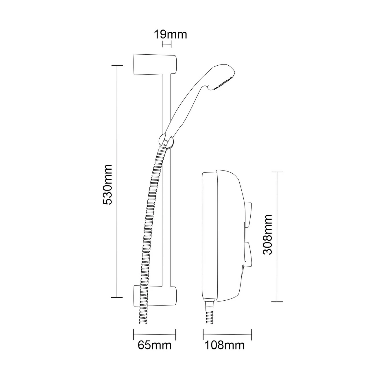 Triton Avena White 8.5kw Electric Shower 5 Triton Avena White 8.5kw Electric Shower - Image 3