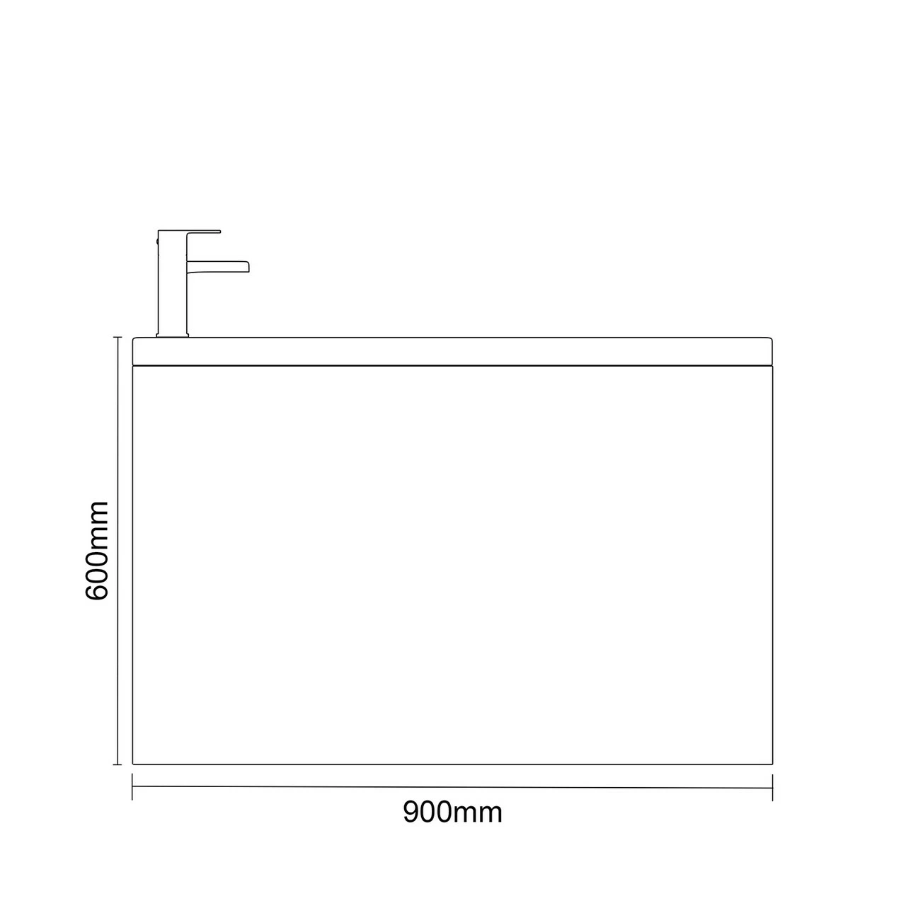 Verna 1800mm X 900mm Straight Double Ended Bath - Image 6