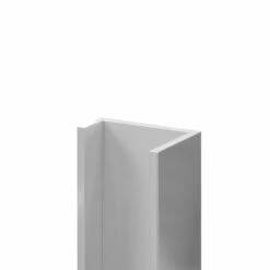 WholePanel 10mm Silver Aluminium Wall Panel U Trim