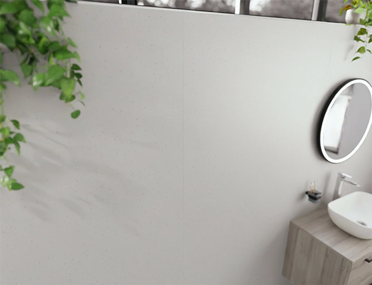 WholePanel 10mm White Spot Galaxy 1000mm X 2400mm Wall Panel - Image 2